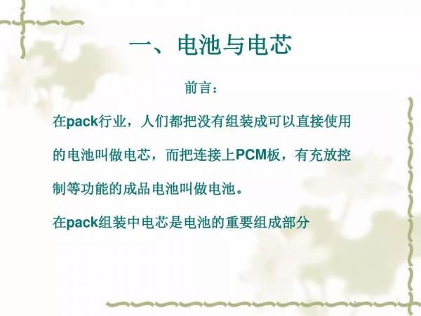 動(dòng)力電池及電池組PACK工藝