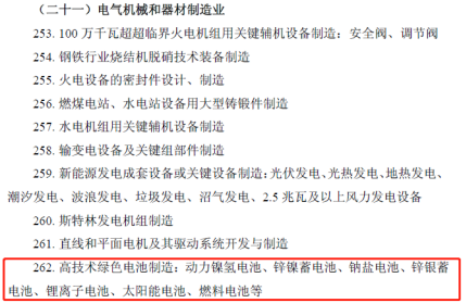 政府明確鼓勵國外電池企業(yè)來華投資
